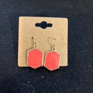 Women's Earrings Coral One Size